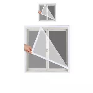 뗏다 붙였다 100 X 105cm 외풍 차단 방풍비닐 2개입우풍 커튼 방한용품 베란다 난방비절약 두꺼운 현관 창