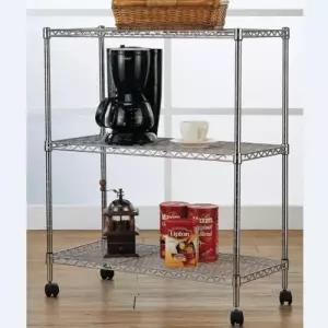 동영나이스 리빙 메탈랙선반 750 3단 철재 다용도 철제 수납소품 가정잡화 용품 메탈렉 정리함 정리대 진열