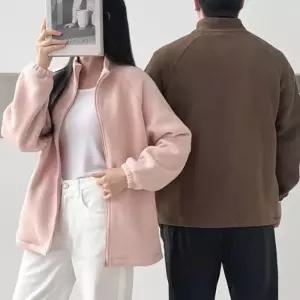 남자 여자 캐주얼 데일리 따뜻한 양털 자켓