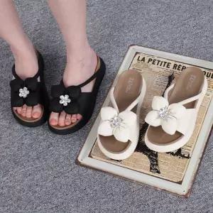 여성 패션 리본 사무실 회사원 슬리퍼샌들 실내 샐내화 여름 가벼운 발편한 이쁜