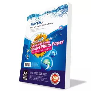팬텍 사진인화지 포토용지 SHG A4 260gsm 1팩(100장)출력 인쇄 고급 칼라