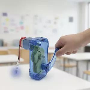 LED 자가 손발전기 만들기 자가발전 빛의삼원색 전자기유도 관찰 DIY 과학교구 (2세트)