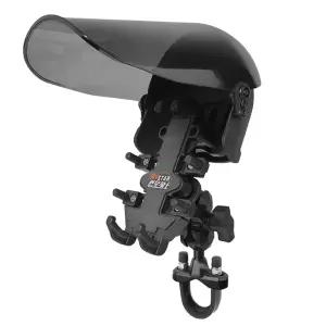 오토바이 소형 헬멧 전기 자전거 확장된 스쿠터 바이크 차양막 스마트폰 거치대 라이더 배달