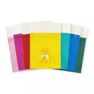 7색 복주머니 세트예쁜포장지 구디백 답례품 생일 포장재 파우치 외국인선물 선물