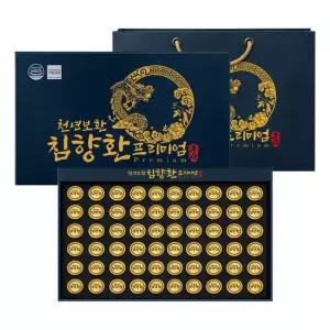 천년보환 침향환 프리미엄+쇼핑백, 60환 225g 1개 발효 침향단 황제 효능 부모님 명절 선물세트