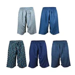 빅사이즈 남자 인견 바지 잠옷 5부 파자마 반바지 110