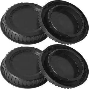 니콘 AF-S SLR DSLR 카메라용 전면 본체 캡 및 후면 렌즈 커버 2팩 D5100 D7500 D7000 D850 D810 D800 D750