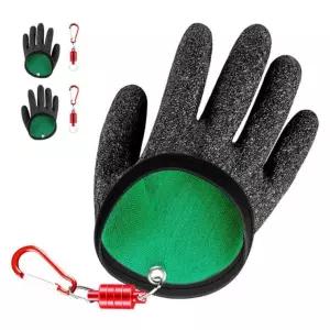 낚시 물고기 장갑 1개입 오른손 왼손 고무 미끄럼 방지 고무장갑 가시 손보호 베임