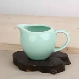 물고기 한마리 숙우 손잡이잔 160ml다도 다기 미니 예쁜찻 작은찻 원형 도자기 찻잔 손잡이