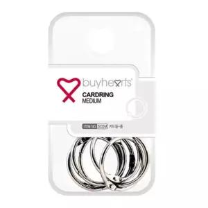 판교)실버카드링(CD중-1200 30mm)-갑(10개입)단어장만들기 셀프제본 제본 수첩만들기 카드 연결 키부자재