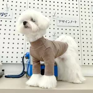 BND-F36 강아지 터틀넥 면티셔츠 애완견 의류 카라 티 개복 셔츠 유니폼 반려 묘