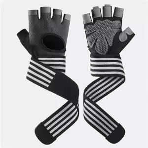 논슬립 운동 반장갑 남녀 손목 보호대 헬스 피트니-스 장갑 자전거 라이딩 등산 캠핑 홈용품 헬스용 여자