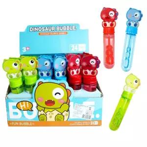 JMds 월성 비눗방울 미니 스틱 버블 공룡 (24개입) 비누 놀이 완구야외놀잇감 캐릭터 버블건 장난감 어린이