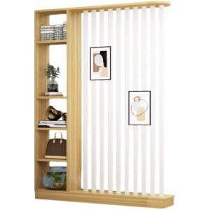 공간분리 거실 파티션 소품 침실 철제 선반 공간분리가벽 나무 스트라이프 원룸