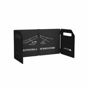 4단 캠핑 바람막이 블랙 접이식 버너