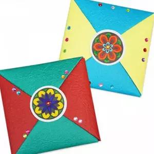 놀이용 딱지 치기 놀이 핸드메이드 딱지 만들기 어린이 종이