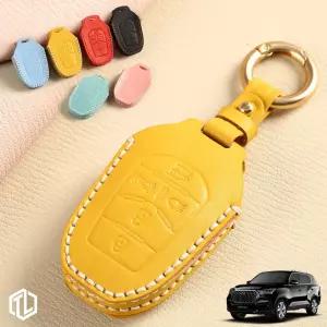 톨른 마카롱 올뉴렉스턴 스마트키케이스 TSS-01 가죽 홀더키홀더추천 차량맞춤형 고급스러운 선물용 각인