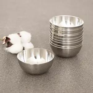 스텐 술잔 소 10p주류잔 미니잔 주방용품 막걸리잔 다용도잔 스텐잔 주잔