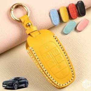 톨른 마카롱 넥쏘 스마트키케이스 TH-19 가죽 홀더키홀더추천 차량맞춤형 고급스러운 선물용 각인 차량용