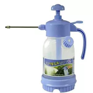 파워 세차 원예 물 분사기 자동 압축분무기 1.8L 고압 텃밭 소독 가정용화분주기 방역 농업용 폼건