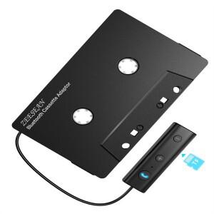 자동차 블루투스 5.1 카세트 어댑터 지원 TF 카드 오디오 수신기 차량용 테이프 플레이어