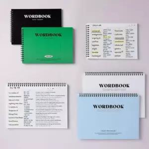세로형 스프링 B5 예문 단어장 2P 암기 공부 연습장상철 기장 영어 작은수첩 휴대용노트 휴대용 기용