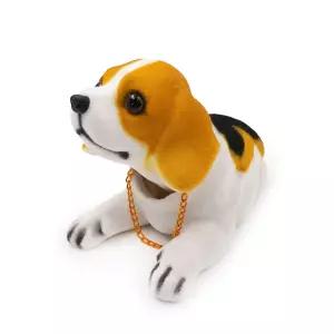 자동차 강아지 흔들이 인형 장식품 노호혼 비글태양열 노호 차량 용소품 인테리어 악세사리 실내용품