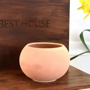 베트남 토분 테라원 루나(볼) D18 18x17cm예쁜화분 예용품 정용품 분갈이 예쁜