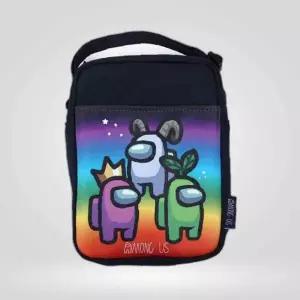 키즈나라_어몽어스 사각 크로스 네이비 무지개삼총사 캐릭터지갑 아동지갑 아동크로스백