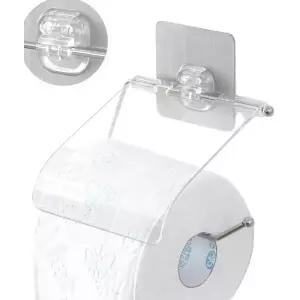 접착식 휴지걸이 욕실 화장실 무타공 강력접착 클립브라켓 두루마기휴지 대학생