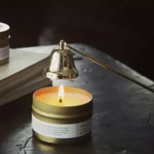 캔들 스너퍼 벨 골드 들용품 향초스너퍼들 장식 들불끄는 초불끄는 도구 들도구 심지 촛불끄기 들스너퍼 양