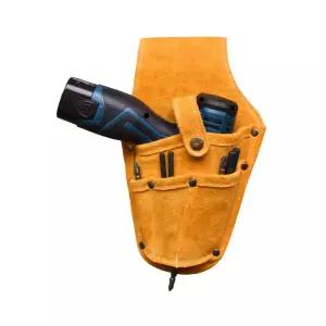 다용도 포켓 드릴 공구집 홀더 - 편리한 수납 및 작업 도구 파우치 벨트 멀티가방 소가죽치 주머니 스마트