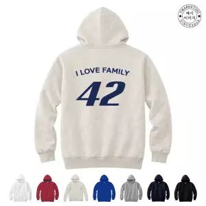 TCF-217 프린트스타 쮸리 후드티 단체 제작 가족촬영의상 (무료 인쇄 변경)