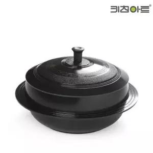 키친아트 가마솥 냄비 누룽지 찌개 뚝배기 22CM주방 요리용 조리용 조리 요리 가스렌지 인덕션 다용도