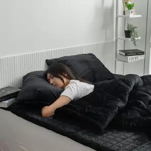 델리카 플란넬 극세사 양면 3color 카페트 SS 단품이불패드 요깔개 사계절이불 자취방이불 겨울이불 러그요