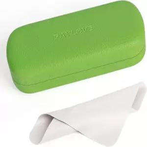 레이러브 안경 케이스 하드 쉘 청소용 천 PU 가죽 보호 케이스가 대부분의 선글라스에 맞습니다