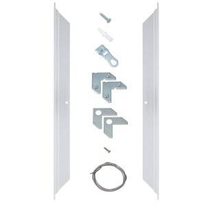 크리에이티브 마크 일루전 메탈 플로팅 프레임 키트 캔버스용 - 실버 9인치 양면 7/8인치 깊이 갤러리 월, 아트 패널, 모던 데코용