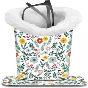 핀티 플러시 안감 안경 홀더 스탠드 케이스 책상 나이트스탠드 사무실용 긁힘 방지 보관 정리함