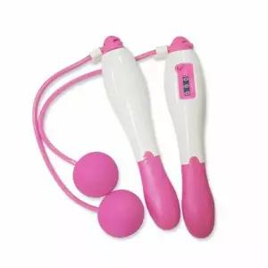 노라인 줄넘기 실내 운동핑크