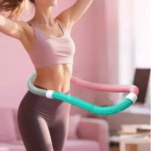 훌라후프 스프링 복부 운동 허리운동