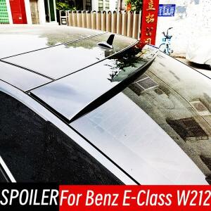 메르세데스 호환 벤츠 호환 E 클래스 W212 E180 E200 4 문짝 리어 윈도우 루프 스포일러 윙 자동차 튜닝 액