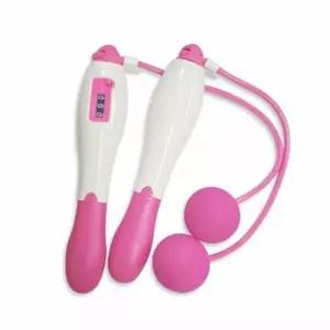 무선 실내 줄넘기 헬스 홈트 핑크