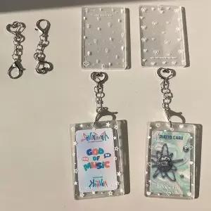 키링 포카홀더 케이스 보호커버 포토카드 투명 보관 WFHVY9V