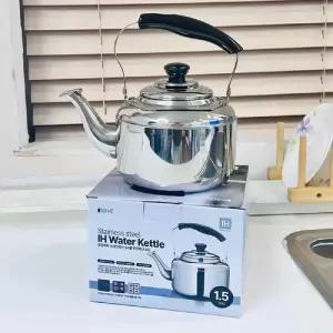 맑은하루 스텐 IH 인덕션 물주전자 1.5L가정용주 레스주 가정용 끓이는주 차주 보리주 티포트주