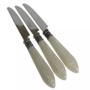 힘멜 앤틱 디너 나이프 아이보리 3개 잼 버터 빵칼 양식기 잼칼 스텐 주방