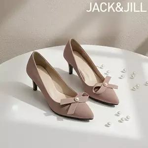 [잭앤질]잭앤질 진주 리본 스틸레토 힐(JA6198)