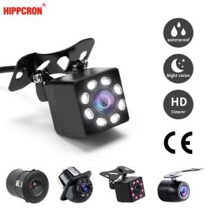 Hippcron 역방향 카메라 Rearview 자동차 적외선 야간 주차 CCD 방수 HD 범용 170 학위 반전