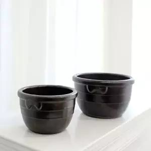 [셀러허브 생활리빙]엔티크 옹기 시루화분 1호 13x8 cm