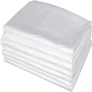 일회용 케이지 라이너 100개 토끼 기니피그 가방 플라스틱 쓰레기통 작은 동물 침구 팬백(50x30cm 투명)