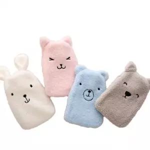 동물 캐릭터 온수 주머니 보온 찜질 손난로 겨울 휴대용 핫팩 물 주입형 파우치